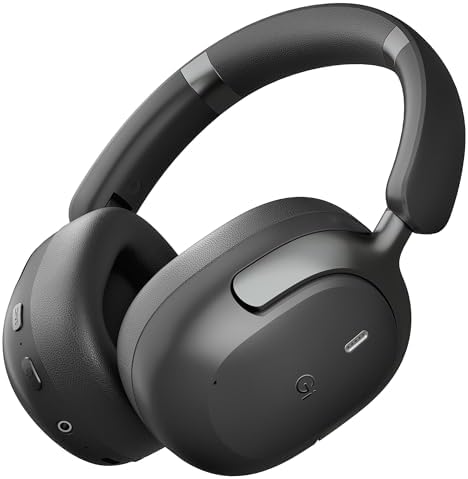 Premium GEARit Over-Ear Bluetooth Headphones with Advanced 360 Spatial Audio – Exceptional Noise Cancelling Wireless Headset for i Phone & Android Users – Unmatched 45-Hour Playtime, Dual Device Connectivity, Lightweight Foldable Design & Integrated Microphone for Effortless Calls