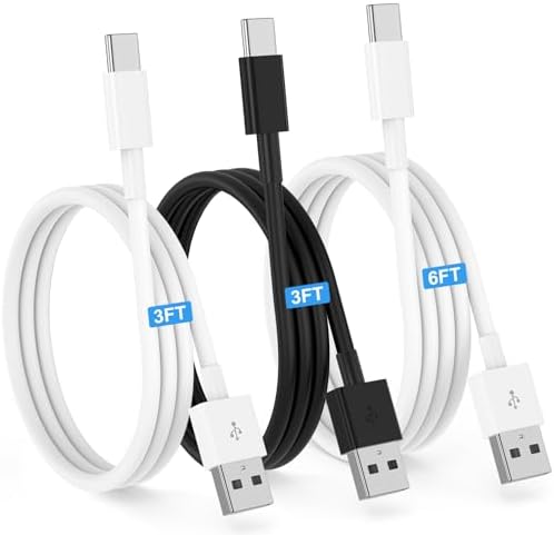 Essri 3-Pack Carplay USB A to C Cable for iPhone 16/15 Pro Max,USB C Car Charger Cable 3FT,Fast Charging Cord Compatible with iPad Pro/Air/Mini, for Apple 16/15 Series,for Samsung,Blue – Enhanced Compatibility and Speed