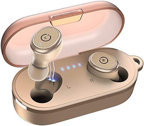 TOZO T10 True Wireless Bluetooth 5.3 Earbuds – 45 Hours of Playtime, IPX8 Waterproof Stereo Headphones with Built-in Mic – Customizable Sound with 32 EQ Settings via App for Enhanced Audio Experience and Seamless Connectivity