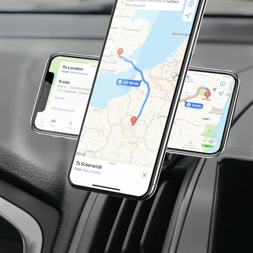 Premium BEERTE Mag Safe Car Mount for Ford Edge (2015-2024) – Hands-Free Magnetic Phone Holder for i Phone 12-16 Series & All Phones – Enhanced Stability, Effortless One-Handed Use, and 360-Degree Rotation for Safe Driving Experience