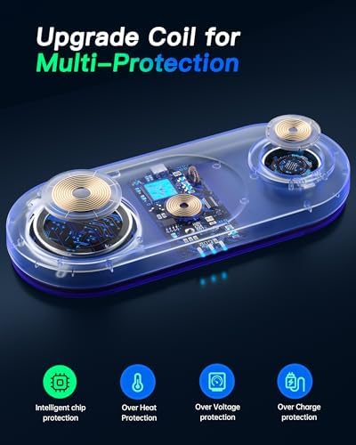 Effortless Power: Enhanced 3-in-1 Magnetic Charging Station for Apple Devices – Fast Wireless Charger for i Phone 16/15/14/13/12, Air Pods Pro & Apple Watch Series in Elegant White – Ultimate Compatibility & Streamlined Charging Experience