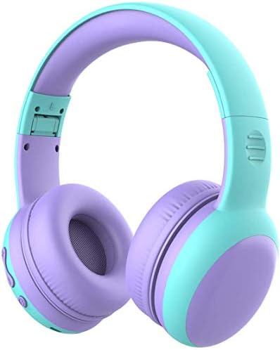Gorsun Kids’ Purple Cat Ear Bluetooth Headphones – Safe Over-Ear Wireless Headset with 85 d B Volume Limiting, 40-Hour Battery Life, Built-in Microphone, and Bluetooth 5.3 for Toddlers and Young Children – Ideal for Music, Learning, and Playtime Adventures