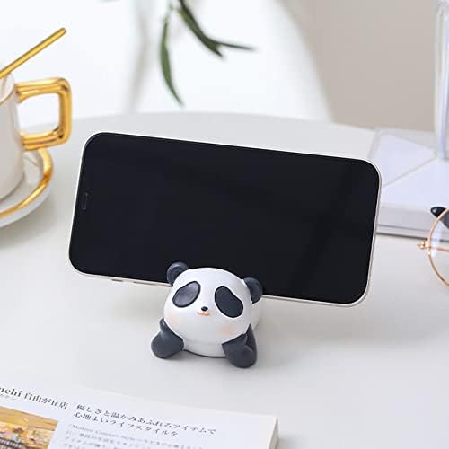 Desk Cell Phone Holder Stand Cute Animals Resin Smartphone Holder Bracket for Office Free You Hands Home Ornament – Enhanced Compatibility and Speed