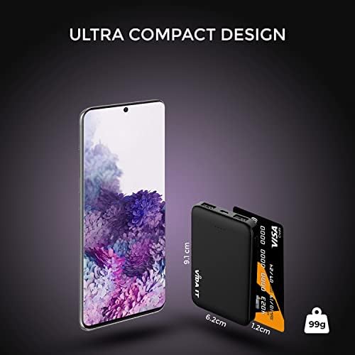 Ultra Compact 2-Pack Power Bank for Heated Apparel – 5000 m Ah Portable Charger with Dual USB Output for Vests, Jackets, and Socks – Lightweight, Rapid Charging for i Phone, Samsung, and Android Devices – Essential Outdoor Power Solution