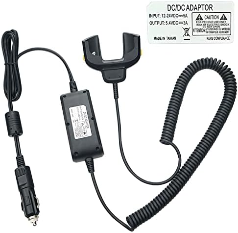 Zebra TC70/TC72/TC77 Vehicle Charger Cable – High-Speed USB Car Charger for Handheld Scanners & PDAs | Durable, Lightweight, and Perfectly Compatible Charger Accessory for Zebra Symbol Devices – Keep Your Devices Powered On the Go