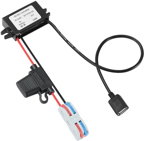 Rugged IP67 Waterproof USB Charging Hub – High-Efficiency DC-DC Converter for Trucks, Off-Grid Solar Systems, and Marine Use – 10-90 V to 5 V 3 A (15 W) Power Supply for Extreme Conditions – Durable, Dustproof, and Shock-Resistant for Reliable Charging Anytime, Anywhere