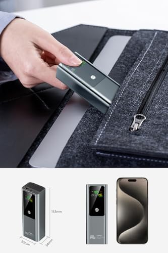 High-Capacity 27000 m Ah Power Bank with 140 W Single Output – PD3.1 Fast Charging Portable Laptop Charger with Smart Display – Includes 100 W USB-C Cable – Versatile 3-Port Battery Pack for PCs & Smartphones – Ultimate On-the-Go Power Solution