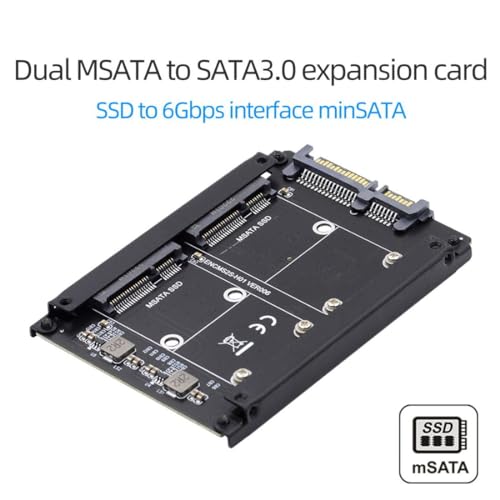 Chenyang Dual Function MSATA SSD JBOD Adapter with USB C 2.5″ Hard Drive Enclosure – Unmatched Speed and Versatility for Enhanced Storage Solutions