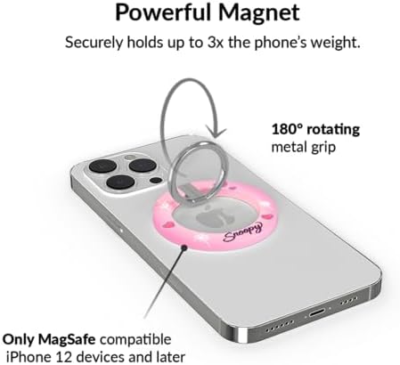 Transform Your i Phone 16, 15, 14, 13, 12 with VELVET CAVIAR’s Amethyst Purple Leopard Mag Safe-Compatible Grip – Stylish Magnetic Ring Holder & Adjustable Stand for Effortless Hands-Free Viewing, Secure Texting, and Enhanced Usability – Elevate Your Mobile Experience with Durable, Lightweight, and Customizable Accessory