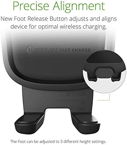 i Ottie Easy One Touch Wireless 2 Qi Dashboard Phone Mount & Car Charger – Effortless Smartphone Accessibility and Charge Efficiency for i Phone, Samsung Galaxy, Huawei, LG – Streamlined Driving Experience with Enhanced Safety Features and Adjustable Viewing Angles