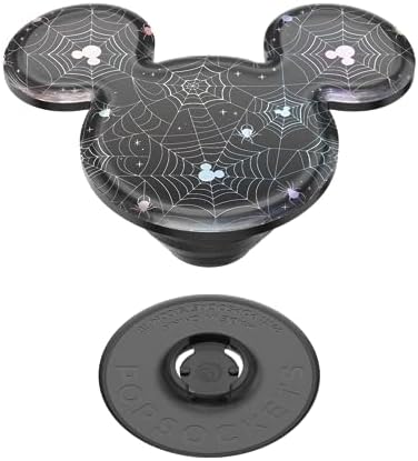 Disney Classic Mouse Pop Sockets Phone Grip with Versatile Kickstand – Ultimate Anti-Drop Phone Holder for One-Handed Use and Easy Style Switchability – Compatible with i Phone, Samsung, and Most Cases – Ideal for Wireless Charging and Everyday Convenience