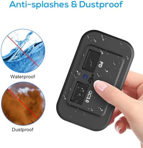 Enhanced Performance Linkstyle 2 PCS RV USB Outlets – 30 W USB-C & 18 W QC3.0 Quick Charge Sockets with LED Indicator for 12 V/24 V Vehicles – Reliable Charging Solution for Car, Marine, and RV Adventures