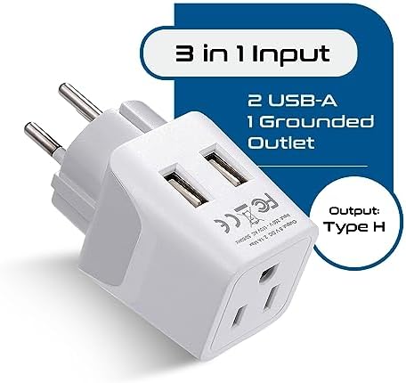Compact Dual USB Travel Adapter for Effortless Charging in Australia, New Zealand, and China – Essential Type I Plug for Phones, Tablets, and Cameras – Quick Charge Capability with Universal Compatibility for Hassle-Free Global Adventures