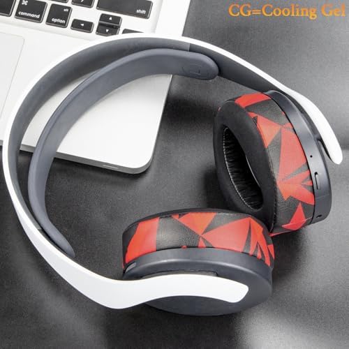 SOULWIT Premium Cooling-Gel Earpads for Sony PS5 Pulse 3 D Wireless Headset – Noise-Isolating Cushions for Enhanced Comfort and Gameplay – Effortless Installation, Sleek Black Design for Ultimate Gaming Experience