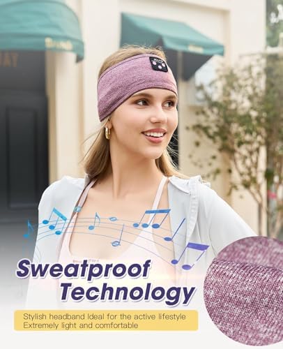 Navly Ultra-Comfort Bluetooth Sleep Headband – Innovative Wireless Headphones with Ultra-Thin Speakers for Effortless Relaxation, Yoga, and Fitness – Ideal Gift for Men & Women Seeking Versatile Comfort and Quality Sound Experience