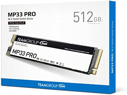 TEAMGROUP MP33 256 GB NVMe SSD – Ultra-Fast M.2 2280 Solid State Drive for Unmatched Performance Enhancement – Exceptional SLC Cache 3 D NAND TLC, PCIe Gen3 x4, Ideal for Gaming & Productivity – Experience Lightning Read Speeds Up to 1600 MB/s and Write Speeds Up to 1000 MB/s – Transform Your System with Unrivaled Efficiency & Reliability