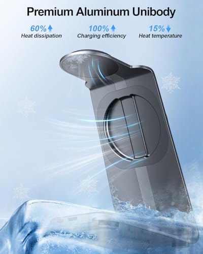 Upgrade Your Charging Routine with the Znn Yoo 3 in 1 Wireless Charger for Apple Devices – Premium Aluminum Alloy Station for i Phone 16/15/14/13/12 Pro Max Plus Mini, Apple Watch 9/8/7/6/5/4/Ultra/SE, and Air Pods Pro/3/2 – Fast, Efficient Charging Solution for Seamless Connectivity and Style