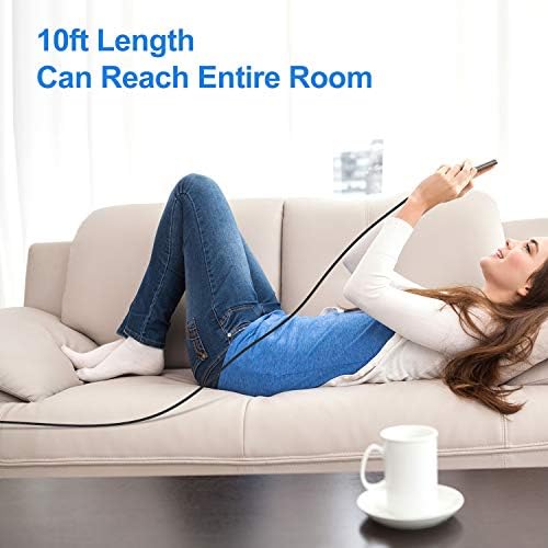 Ultimate 10 FT Apple MFi Certified i Phone Charger Cable – Fast Charging 3 Pack USB A Cable, Extra-Long, Durable Design for i Phone XS Max/XS/XR/X/8/7/6 S/6/Plus/SE/i Pad – Enhanced Compatibility, Flexibility, and Reliability in Striking Red