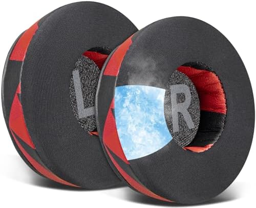 Transform Your Listening Experience with SOULWIT Cooling Gel Earpads for Skullcandy Cassette Wireless Headphones – Innovative Breathable Ice Silk Fabric & High-Density Foam for Ultimate Comfort, Sound Isolation, and Heat Reduction – Stylish Black Replacement Cushions for Audiophiles and Casual Listeners