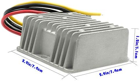 High-Efficiency DC/DC Voltage Booster – Transform 12 V to 48 V for Automotive and Marine Use, 5 A 240 W Power Supply Module, Compact Voltage Regulator with Overcurrent Protection for Enhanced Electrical Systems in Cars, Boats, and Trucks