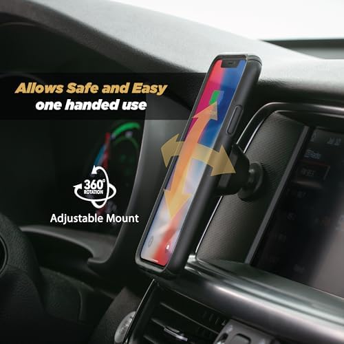 Scosche Magic Mount Select Dual Pack – Premium Magnetic Car Phone Holder for i Phone & Android – Secure 360° Adjustable Mount for Hands-Free Driving – Ideal for Dash & Window Use – Durable Design for Enhanced Compatibility & Safety