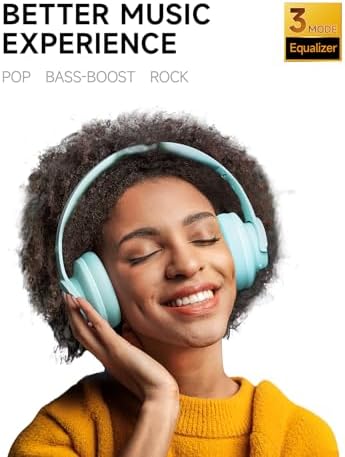 Transform Your Sound Experience with Picun B8 Over-Ear Wireless Bluetooth Headphones – Incredible 120-Hour Battery Life, Custom EQ Modes, and Powerful Deep Bass for Ultimate Immersion – Ideal for Travel, Office, and Daily Adventures in Chic Purple