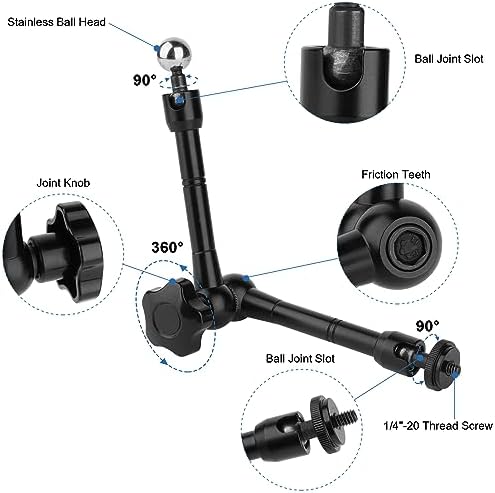 Premium 360° Adjustable Aluminum Phone Mount for Car, Desk & Boat – Universal Smartphone Holder Compatible with 3.5 to 7.5-Inch Devices – Effortless Installation & Enhanced Viewing Experience for Safe Navigation and Hands-Free Use