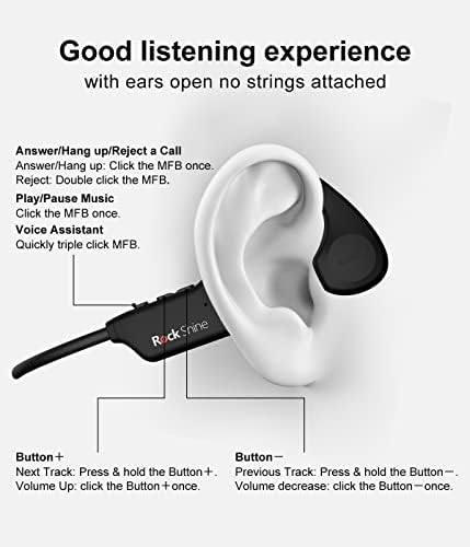 Experience Ultimate Freedom with Open-Ear Pro Bluetooth Sport Headphones – Lightweight, Sweatproof Wireless Earbuds for Active Lifestyles Featuring Superior Sound and Safety Awareness in Stylish Black