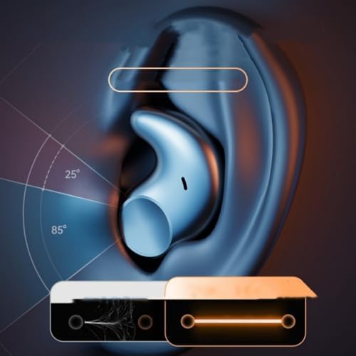 Premium Invisible Noise-Canceling Wireless Sleep Earbuds – Lightweight Ergonomic Bluetooth Headphones for Ultimate Comfort, Discreet Sound Clarity, and Enhanced Sleep Quality – Perfect for Travel, Outdoor Activities, and Uninterrupted Relaxation with Long Battery Life and Sweat-Resistant Design