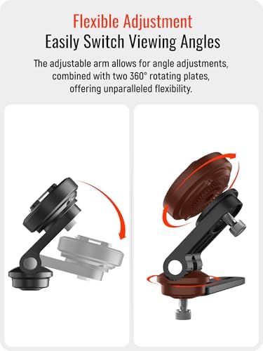 sincetop Quad Series Phone Holder for Bikes & Motorcycles – Premium Aluminum Handlebar Mount with Quick Lock Mechanism – Universal Fit for Mountain, Road, E-Bikes & Scooters – Securely Accommodates All Phone Sizes for Seamless Navigation and Hands-Free Experience