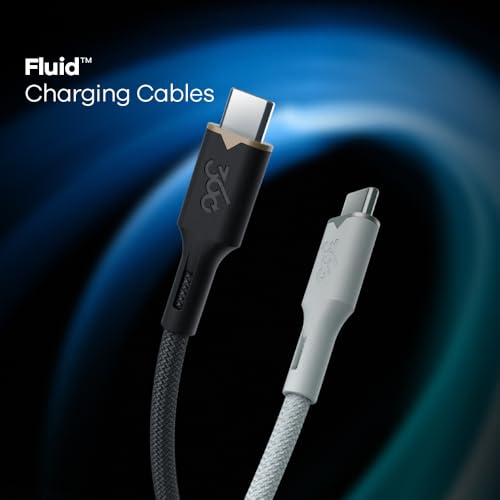 360 Electrical USB-C to USB-C Charging Cable – 5ft, Tangle-Free, Fast Charge Compatible, Ultra-Flow™ Braided, Durable Design – Enhanced Compatibility and Speed
