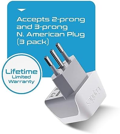 Ultimate Universal Travel Adapter: 35 W Fast Charging Power Converter with PD & QC 3.0, Dual USB-C & Triple USB Ports for Seamless Global Connectivity – Compatible with Type A, C, G, I Outlets for Effortless Charging Across EU, US, UK & Beyond – Perfect Travel Companion for Modern Explorers
