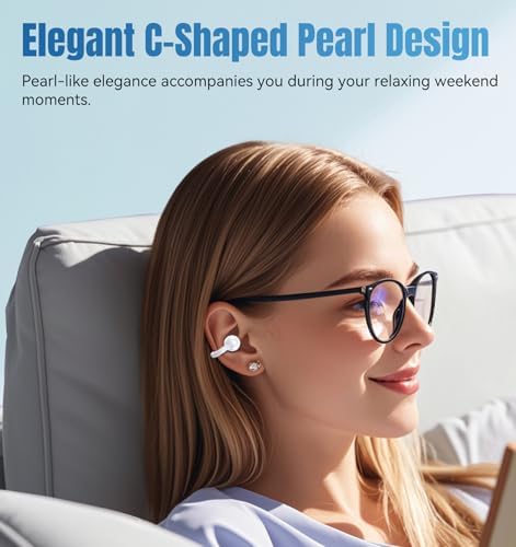 Elevate Your Audio Game with King Lucky Wireless Bluetooth 5.4 Earbuds – Stylish Clip-On Design with Advanced Noise Cancelling, 50-Hour Battery Life, and Waterproof Durability – Perfect for Active Lifestyles, Small Ears, and Glasses Wearers in Trendy Pink. Enjoy Unmatched Comfort, Seamless Connectivity, and Immersive Sound Quality Ideal for Fitness, Daily Commutes, and Casual Listening.