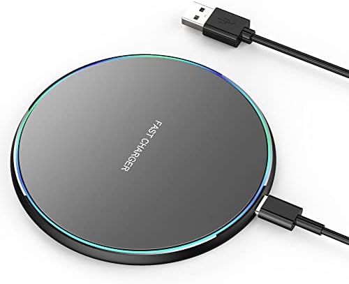 Revolutionary 15 W Fast Wireless Charger Pad – Dual Pack for i Phone 16/15/14/13/12/11 Pro Max & Samsung Galaxy S23/S22/S21/S20/S10 – Effortless Charging Experience with Enhanced Safety Features & Sleek Design for Home/Office Use
