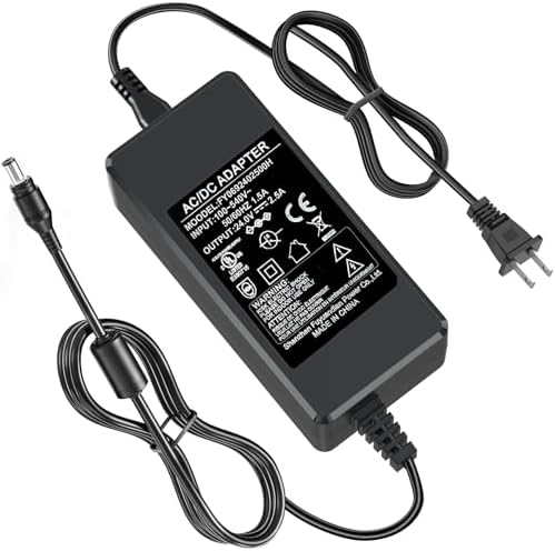 High-Performance 24 V AC Power Adapter – 2.5 A Output Universal Charger with Five 2.5 mm DC Jacks for Fast, Efficient Charging and Extensive Device Compatibility