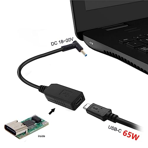 Chenyang CY USB C to Rectangle Power Cable for Lenovo Think Pad X1 – 65 W PD Emulator Trigger Charge Cable for Rapid Connectivity and Enhanced Durability – Ideal Accessory for Professionals on the Move