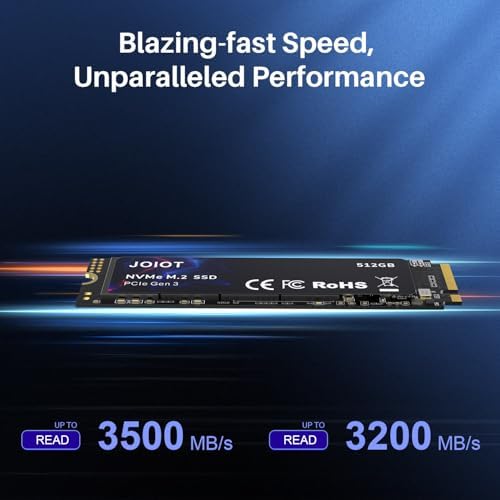 Lightning-Fast 512 GB NVMe M.2 Internal SSD – Unleash Gaming Performance with Up to 3500 MB/s Speed, V-NAND Durability, and Seamless Compatibility for Enhanced Storage Solutions