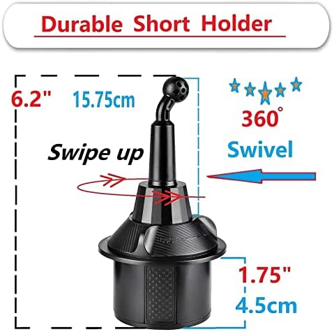 Revolutionary Magnetic Cup Holder Phone Mount – Ultra-Durable N50 Magnet Design for Secure Smartphone Positioning – Effortless Hands-Free Driving Experience with 360-Degree Rotation – Perfect Compatibility with All Cell Phones – Elevate Your Automotive Convenience Today