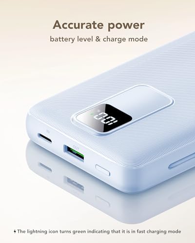 Charmast 20000 m Ah Fast Charging Power Bank with Integrated Cables & Wall Plug – 20 W USB-C Charger for i Phone 16/15/14, Samsung Galaxy, Google Pixel, and i Pad – Ultimate Portable Energy Source with Rugged Design and Rapid Recharge Capability