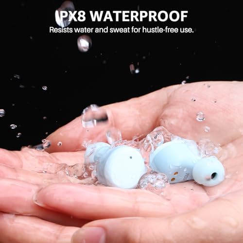 TOZO T6 Bluetooth 5.3 Wireless Earbuds – Immersive Stereo Sound, 50-Hour Playtime, IPX8 Waterproof Design, Customizable EQ via App, Ergonomic Fit – Ideal for Active Lifestyles and Seamless Connectivity
