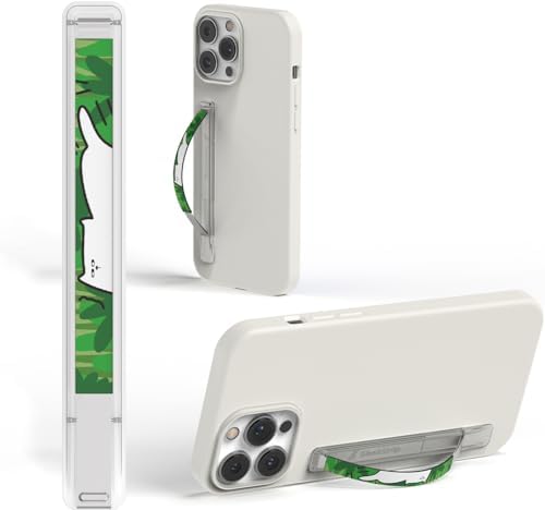 Sleek Strip Ultra-Thin Phone Grip & Kickstand – Lightweight Finger Holder for i Phone & Android – Customizable Loop Design with Dual Viewing Angles – Pocket-Friendly, Strong Adhesive, and Stylish Color Options for Enhanced Mobile Experience