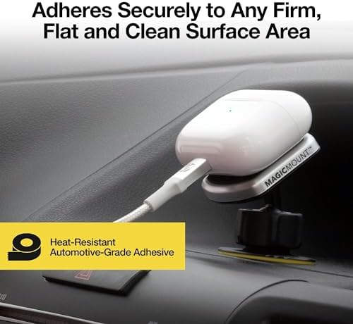 Scosche Magic Mount Pro MPD2 PK-UB: Advanced Magnetic Car Phone Holder for i Phone & Android – 360° Adjustable Hands-Free Driving Solution – Secure & Stable 2-Pack for Ultimate Convenience – Universal Compatibility for All Devices