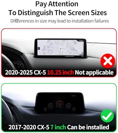 Wireless Charging car Phone Holder for Mazda CX-5 2021-2025 Accessories 10.25 inch Screen Fixed Clip,360° Rotation car Phone Mount Compatible with MagSafe – Enhanced Compatibility and Speed