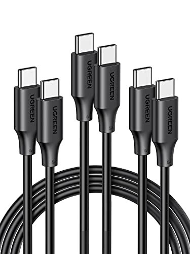 UGREEN 100 W 3-Pack USB C Fast Charging Cable – 6.6 FT Durable Data Transfer Cord for i Phone 16/16 Plus/16 Pro, Mac Book Pro 2022, Galaxy S24/S23 Ultra, and i Pad Pro 2022 – Enhanced Power Delivery and High-Speed Connectivity for Tech Enthusiasts