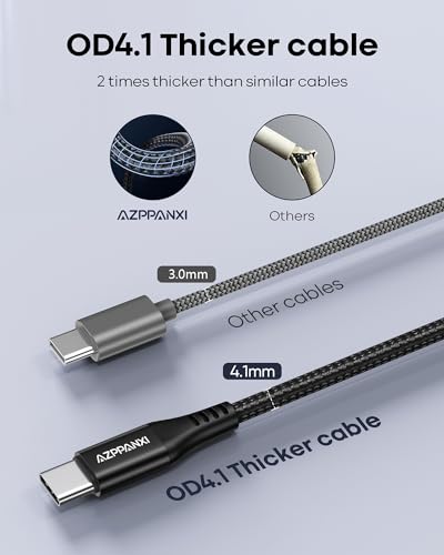 Experience the Ultimate Charging Freedom with Our 20 FT USB C to USB C Cable – Fast 60 W Power Delivery for Galaxy, Mac Book, i Pad Pro, and More – Durable Nylon Braided Design for Maximum Longevity and Enhanced Compatibility – Perfect for Gaming, Streaming, and Multi-Device Use – Effortless Connectivity Anywhere, Anytime!