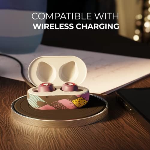 Disney Nightmare Before Christmas Wireless Glow-in-the-Dark TWS Earbuds – Bluetooth 5.0 Headset with Built-in Mic, IPX8 Waterproof Protection, and Portable Charging Case for Ultimate Audio Enjoyment – Unleash Jack and Sally’s Magical Soundscape Anytime, Anywhere