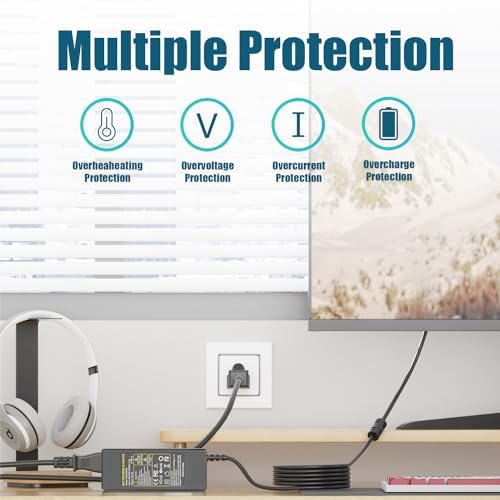 Reliable 19 V Power Adapter for LG Monitors & Samsung Soundbars – High-Quality AC Charger for 22″ to 32″ LED Displays – Fast Charging Solution for 27 GL83 A-B, 27 GN800-B, 32 UD99, and More – Durable and Versatile Power Supply for Enhanced Compatibility and Performance