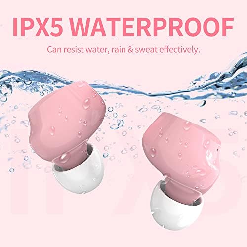 Adorable Panda-Themed Kids Wireless Earbuds – Bluetooth 5.0 with 36 Hours Playtime & IPX6 Waterproof for Active Lifestyles – 3 D Stereo Sound & Built-in Mic for Hands-Free Calling – Perfect for Children and Adults