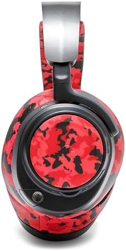 Revamp Your Sound with Wicked Cushions Red Speaker Plates for Arctis Nova Headsets | Ultimate Compatibility for Pro Wireless, Pro Wired, Nova 7, 7 X, and 7 P Models | Enhance Style and Audio Quality Seamlessly | Experience Unmatched Comfort and Effortless Installation | Upgrade to Superior Performance Today