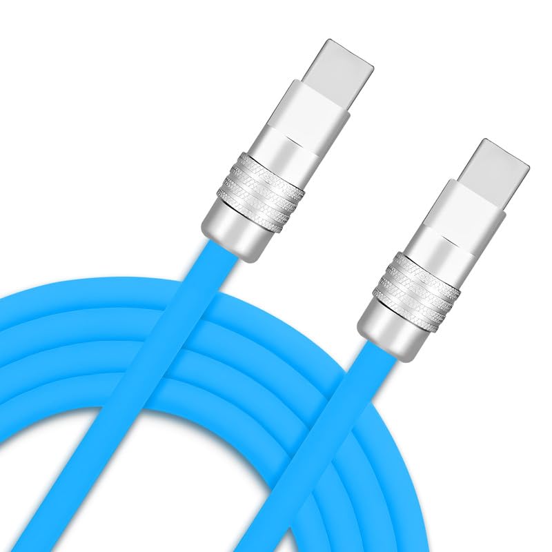 Elevate Your Charging Game with the Chubby 2.0 240 W USB-C Cable – Ultra-Durable Silicone Design for i Phone 15/16 & Samsung Galaxy, 3.3 FT Length for Ultimate Flexibility, Rapid Power Delivery for All Your Devices on the Go